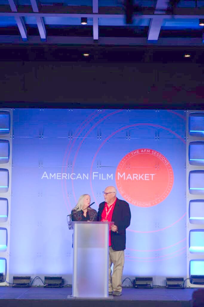 Overactive Imagination Pictures Ken Sheetz Elizabeth Present at AFM2025 Largo.ai Pitch Presentation